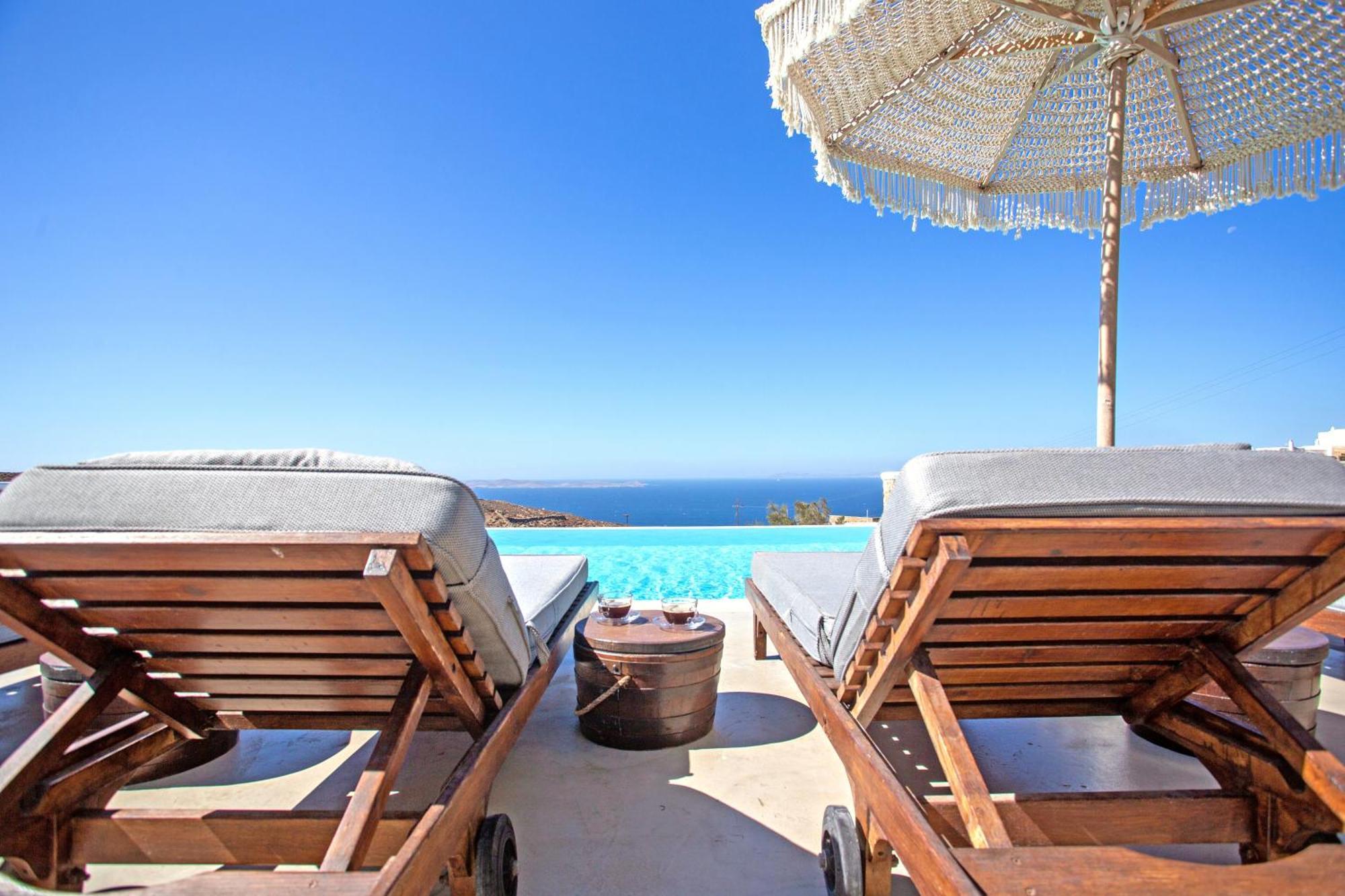 Villa Panamera Mykonos, Private Heaven, Supreme View! Fanari  Luaran gambar