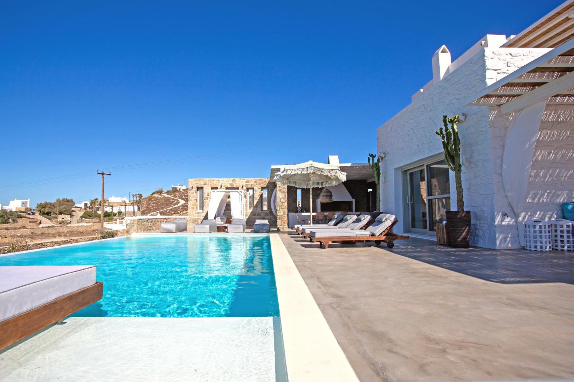 Villa Panamera Mykonos, Private Heaven, Supreme View! Fanari  Luaran gambar