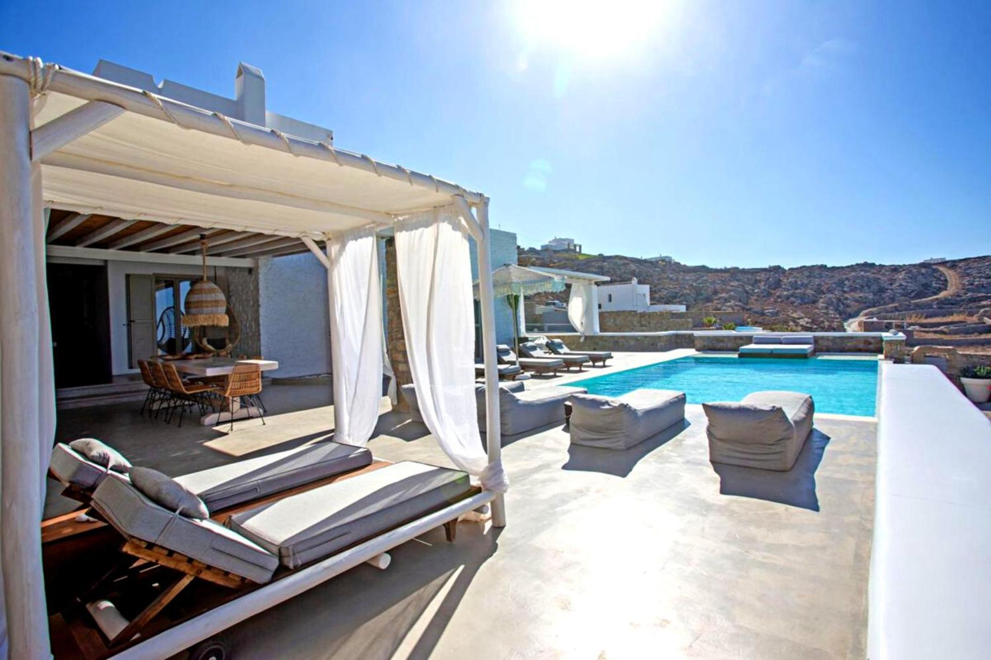 Villa Panamera Mykonos, Private Heaven, Supreme View! Fanari  Luaran gambar