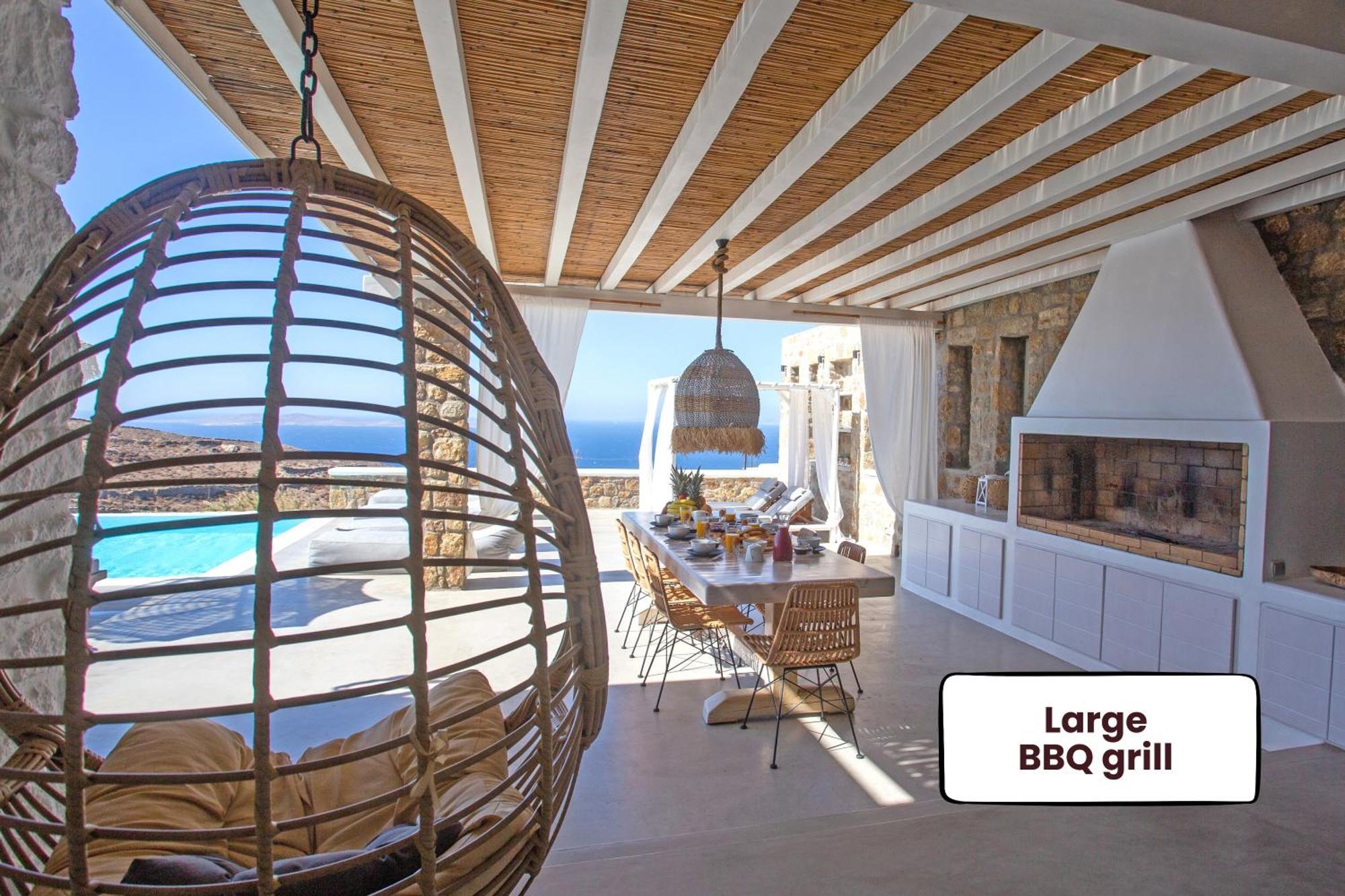Villa Panamera Mykonos, Private Heaven, Supreme View! Fanari  Luaran gambar