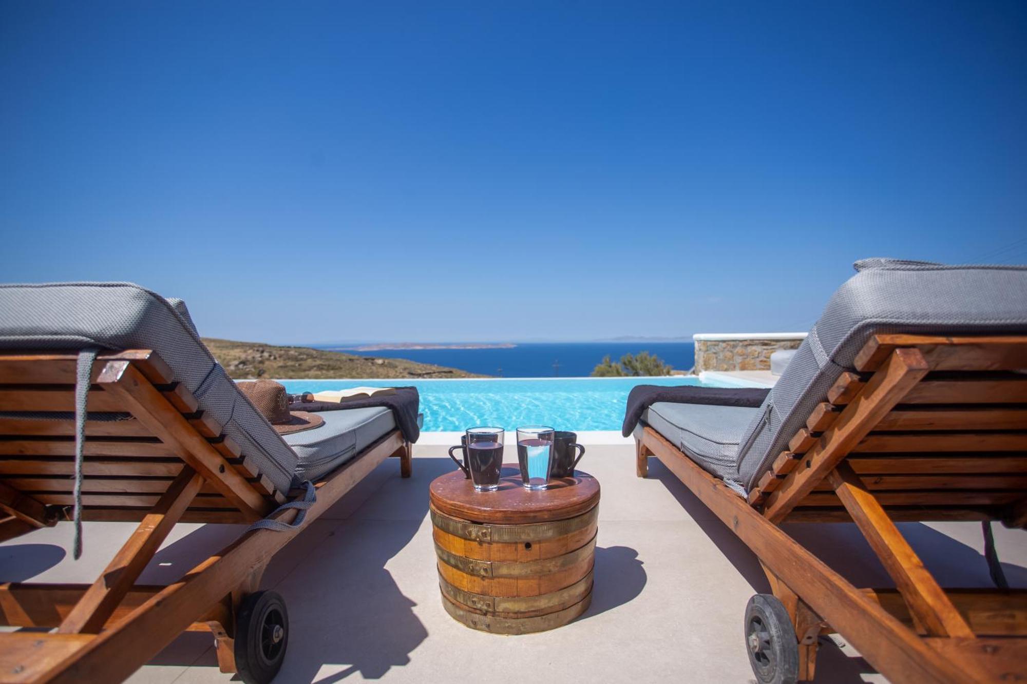 Villa Panamera Mykonos, Private Heaven, Supreme View! Fanari  Luaran gambar