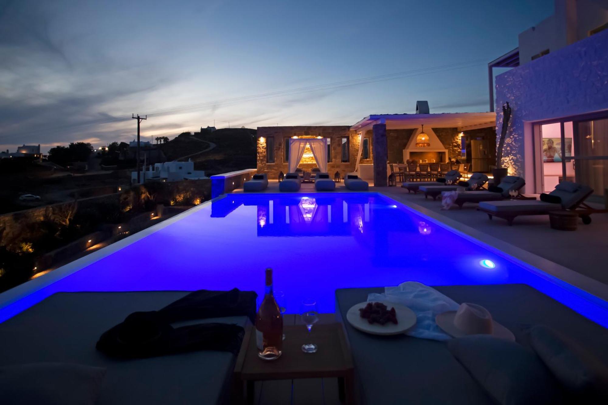 Villa Panamera Mykonos, Private Heaven, Supreme View! Fanari  Luaran gambar